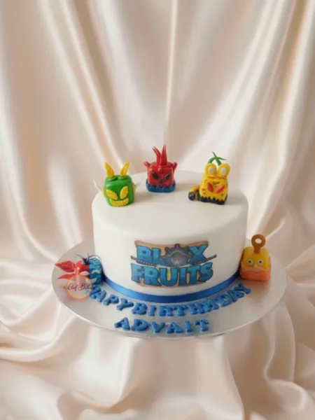Blox Fruits Theme Cake